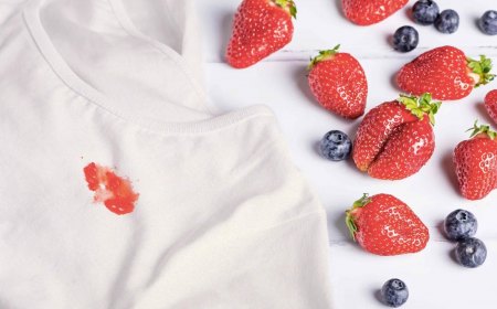 comment enlever une tache de fraise sur un tee shirt