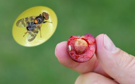 comment eviter les vers dans les cerises asticots blancs mouche de la cerise