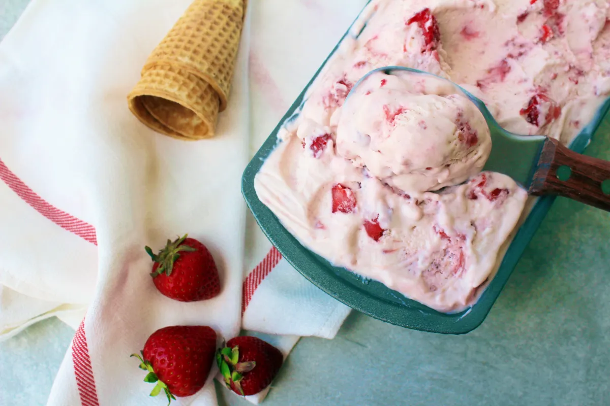 comment faire la meilleure glace a la fraise recette