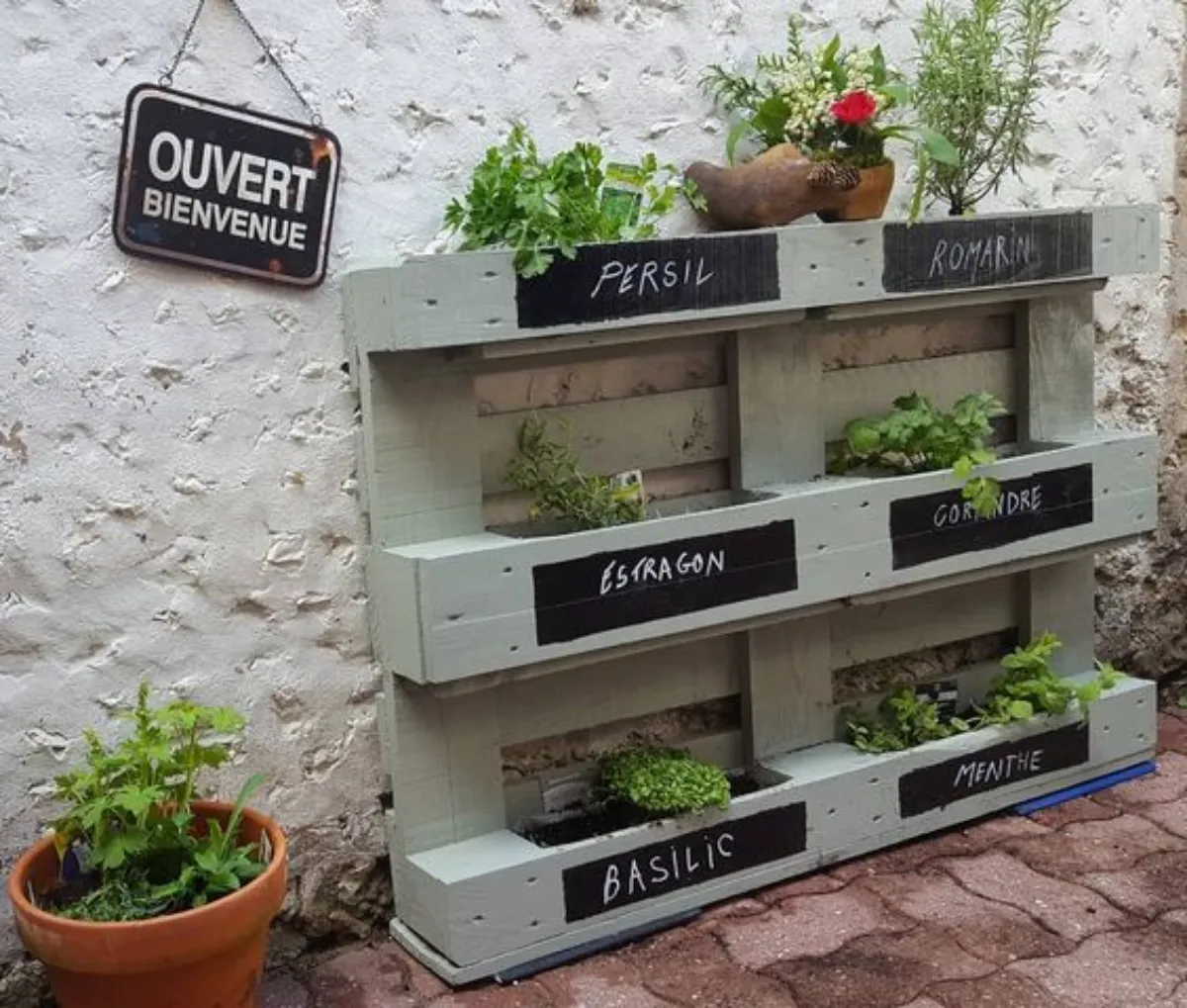 comment faire un jardin vertical et quels legumes planter pallettes