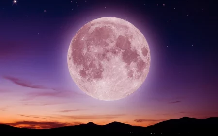 comment maigrir avec la pleine lune couleur rose et violet