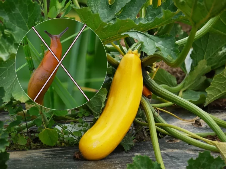 comment proteger les courgettes des limaces plantes tiges feuillage