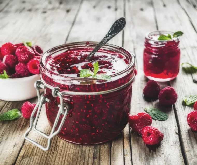 confiture de framboise grand mère recette simple avec sucre et jus de citron