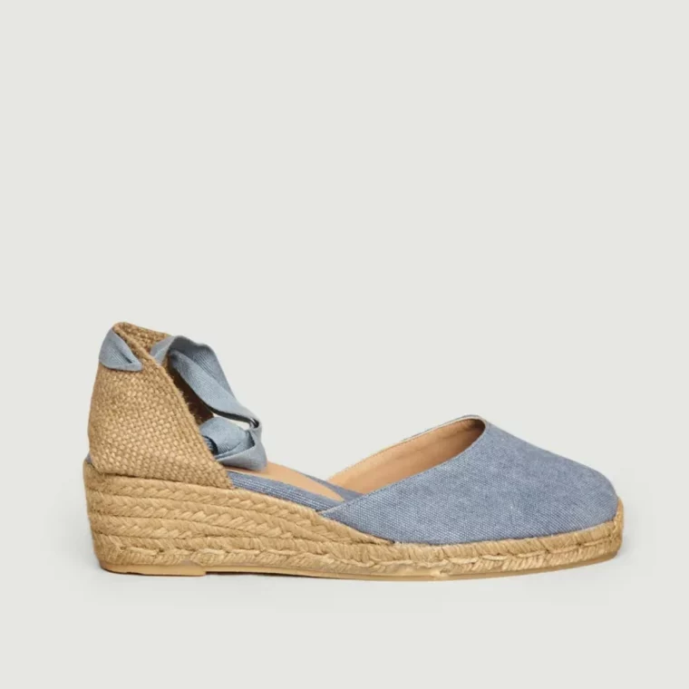 espadrilles par trop haute bout jean