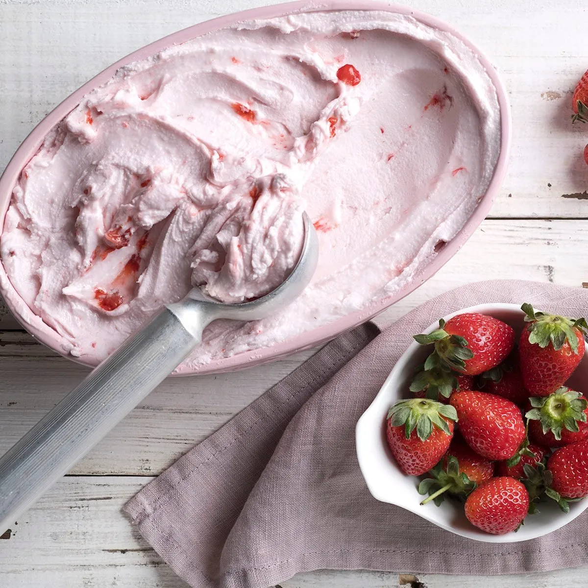 glace a la fraise prete en 5 minutes recette