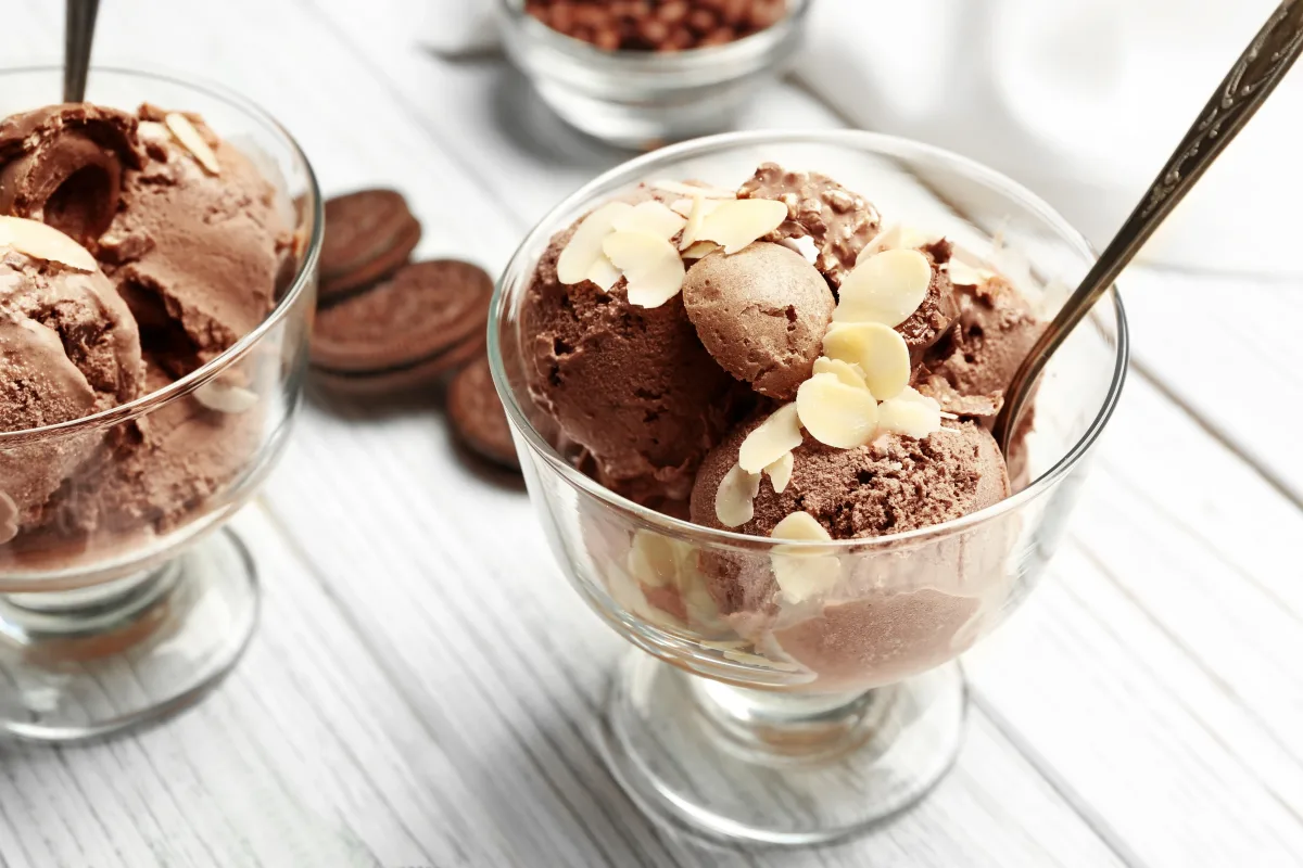 glace au chocolat facile et rapide vegan