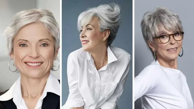 trois femmes de 60 ans aux cheveux blancs comment eviter leur jaunissement