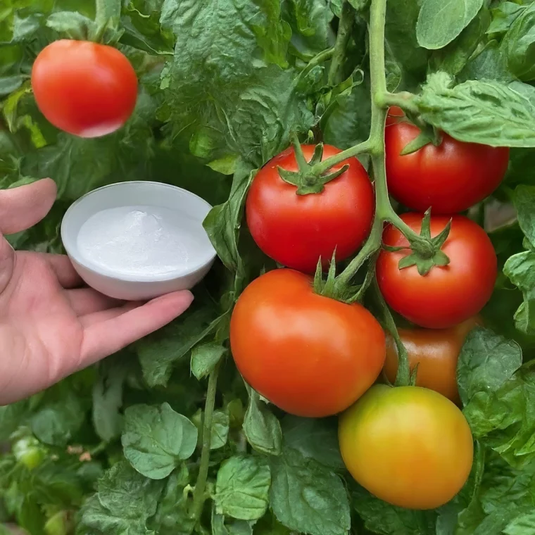 bicarbonate de soude au jardin tomates plantes potager traitement