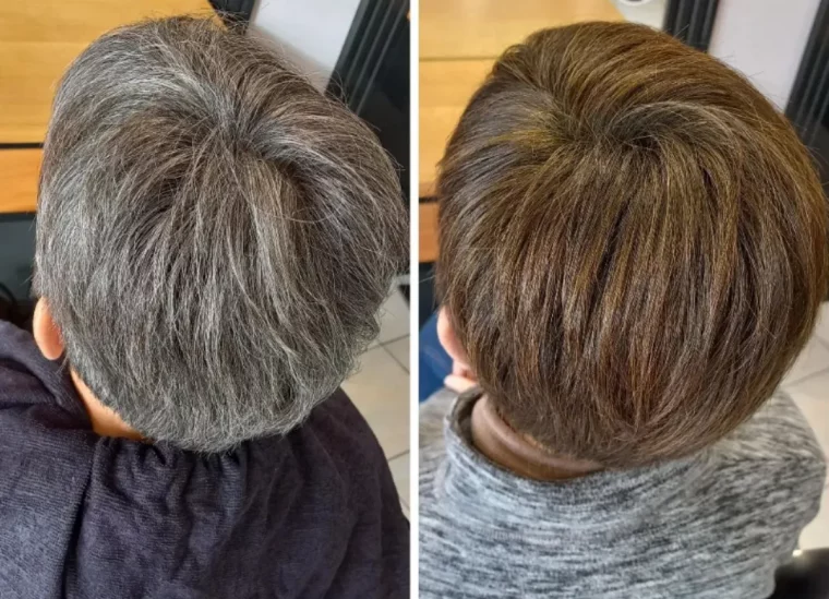 comment cacher ses cheveux blancs quand on est brune henné