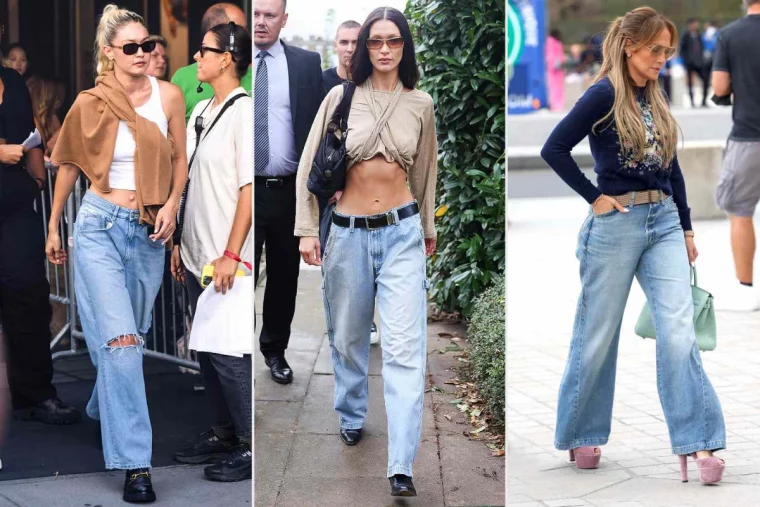 comment porter le jean wide leg comme les stars