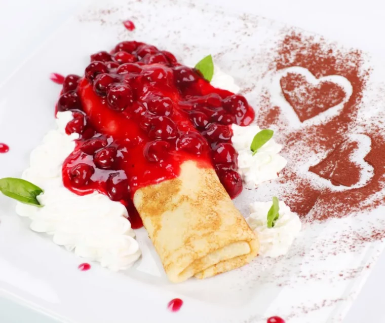 comment utiliser les cerises au sirop pour garnir un dessert crêpes maison