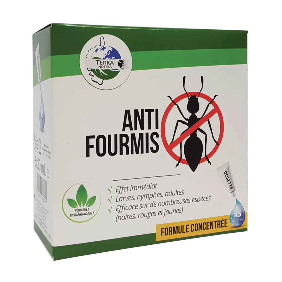 la boite d un produit commercial anti fourmis