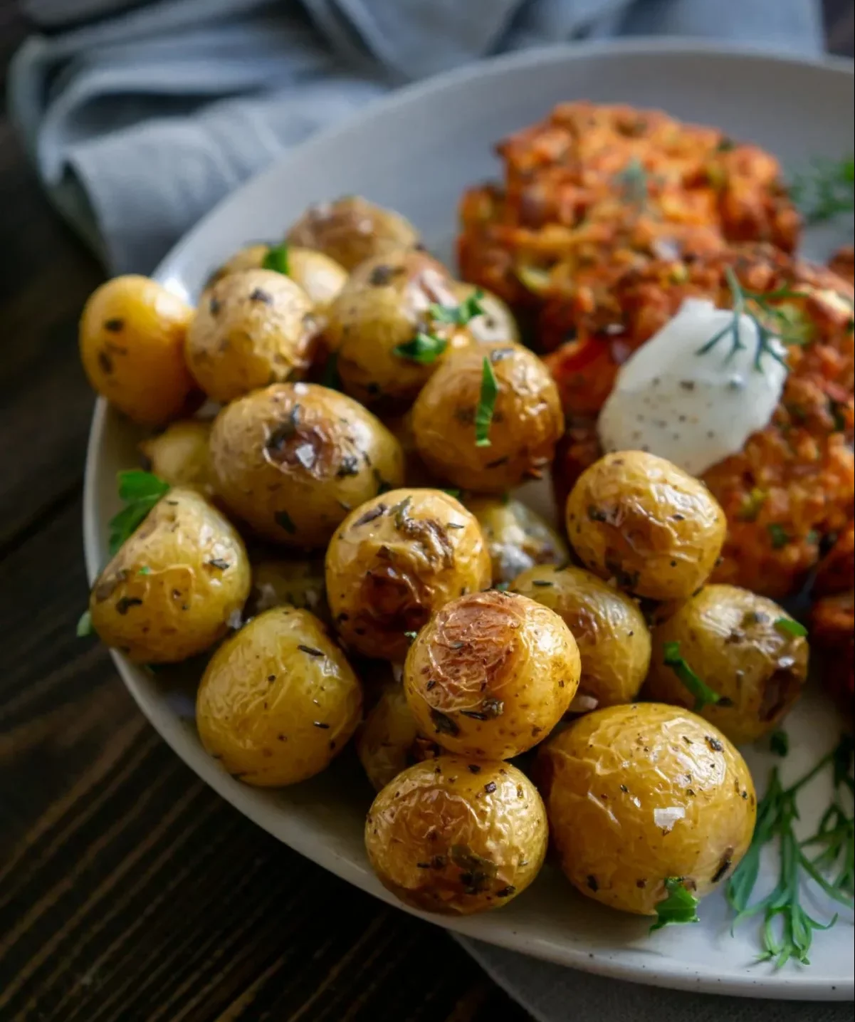 recette pour faire des pommes de terre grenaille au four accompagnement repas simple