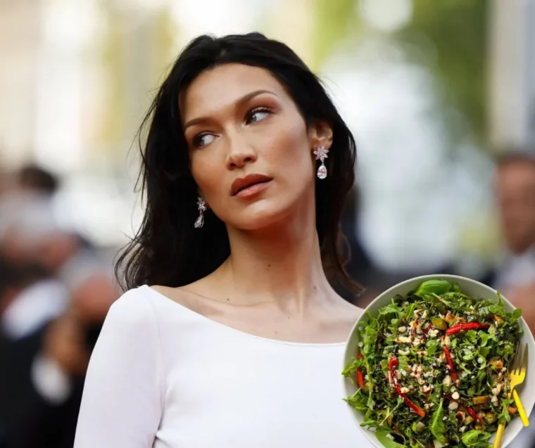 salade d été originale avec des salades vertes parmesan et autres igredients de saison