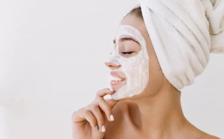 serviette bain blanche astuce naturelle pour rajeunir le visage femme masque maison
