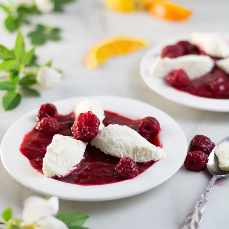 dessert leger aux baies rouges recette