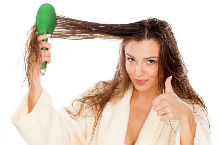 frequence ideale pour se laver les cheveux femme le pousse