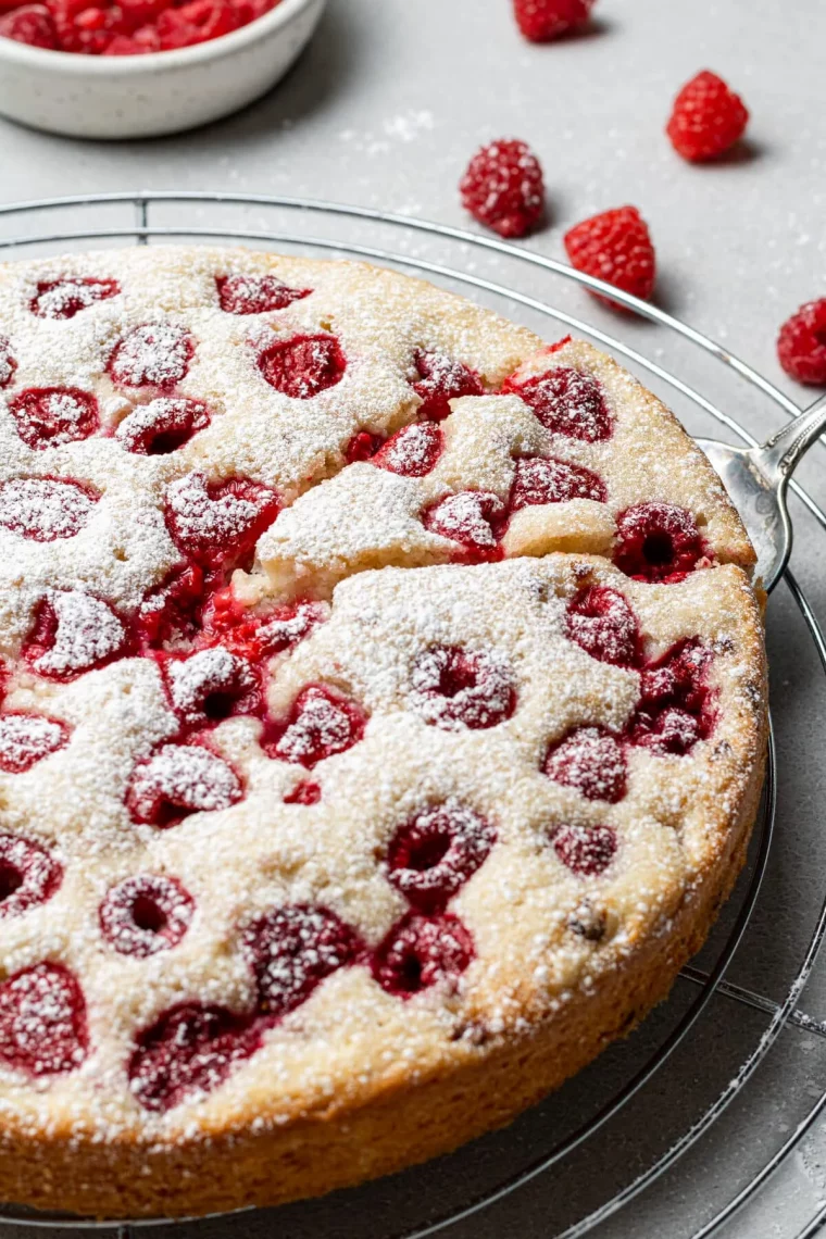 gateau aux framboises a faire en 30 minutes