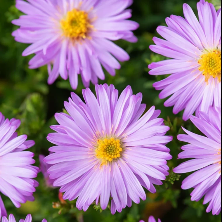 planter des asters en aout balcon fleurs violettes