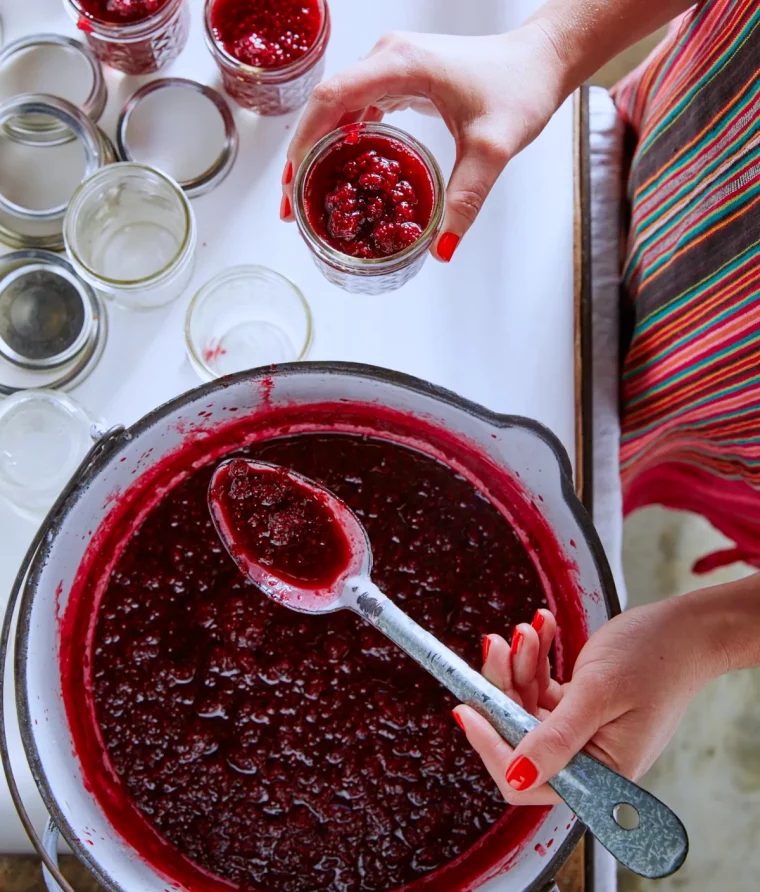 preparation de confiture maison liquide