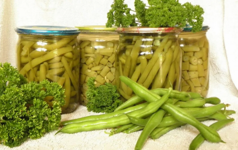 préparer des haricots verts en conserve (1)