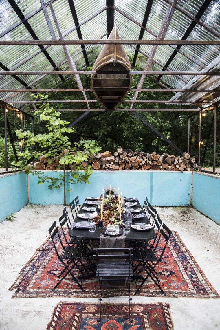 que faire de ma piscine non utilisee jardin casoy tapis et table en bois