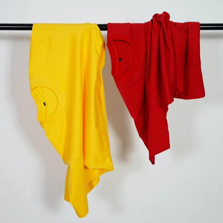 quelle couleur choisir pour quelle occasion t shirt jaune et rouge