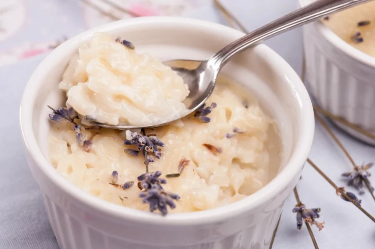 recette de riz au lait a la lavande