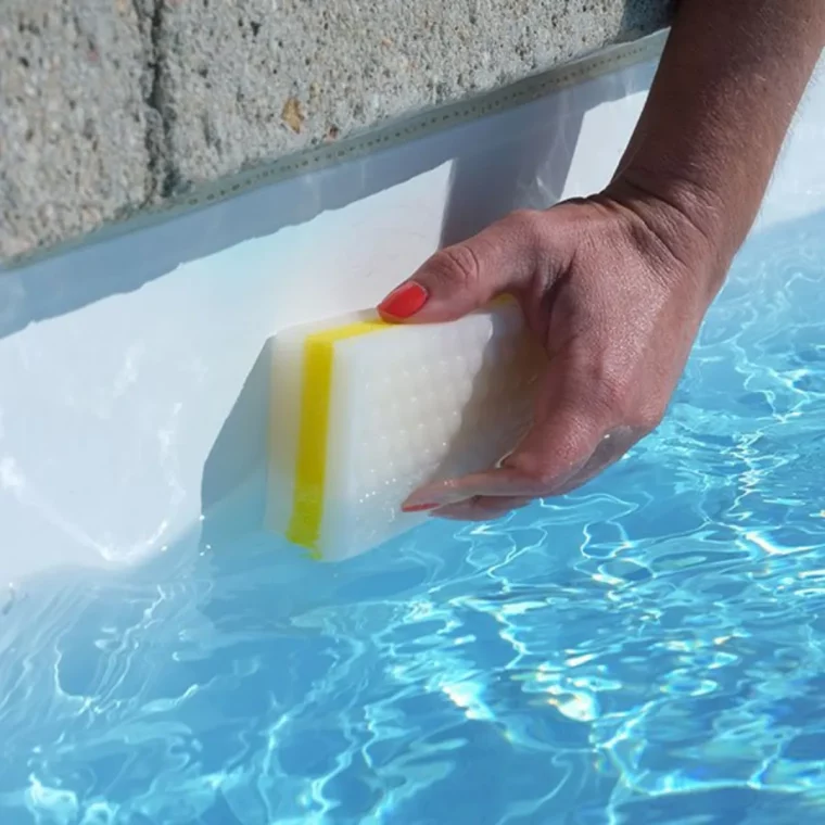 5 astuces geniales pour retirer taches de rouille du liner de la piscine gomme magique