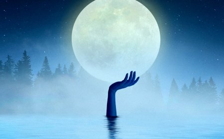 comment fabriquer de l eau de lune magique lune ciel bleu main noire