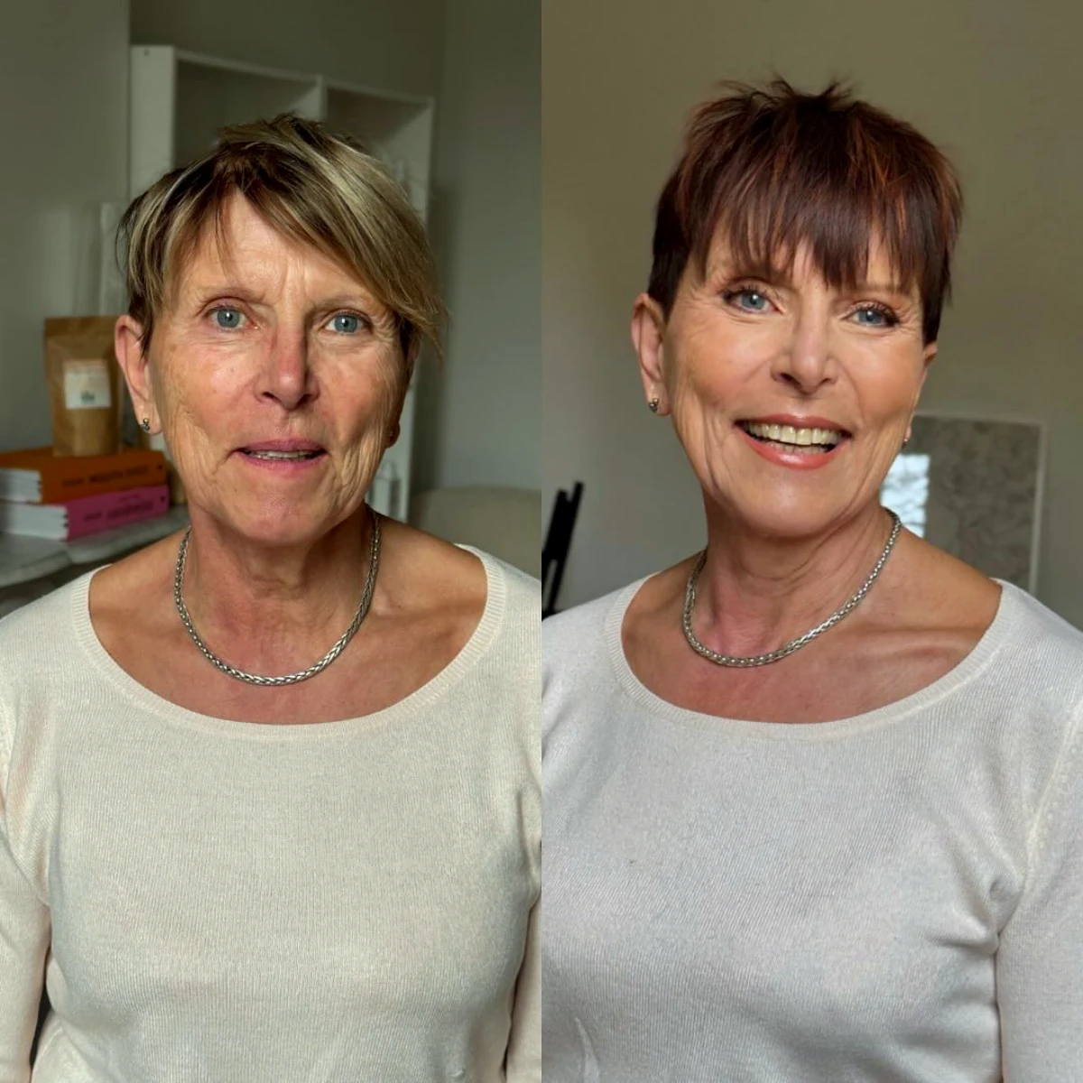 relooking complet coiffure femme 60 ans