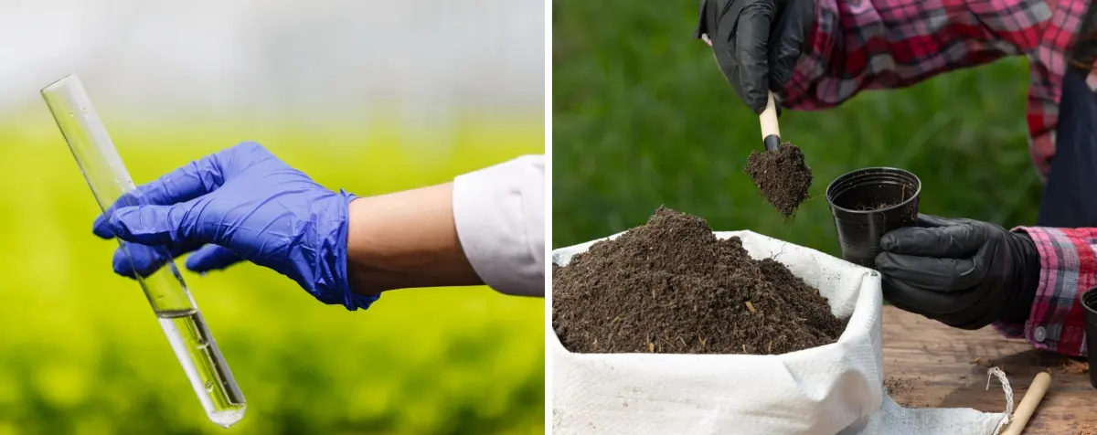 analyse du sol potager nutriments terre qualite gants jardinage