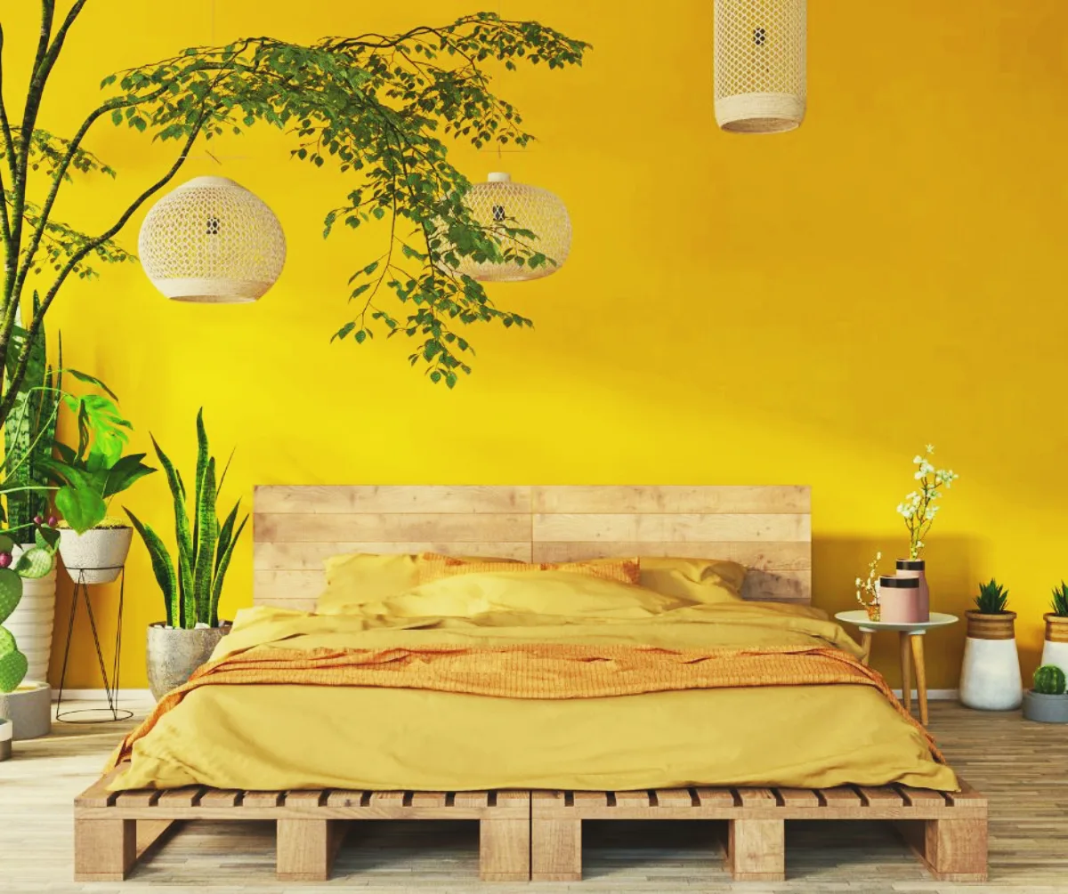 chambre à coucher jaune couleurs à éviter dans la chambre à coucher moderne
