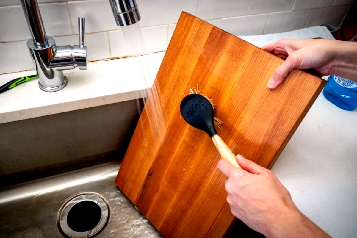 comment brosser une plance a decouper en bois evier brosse