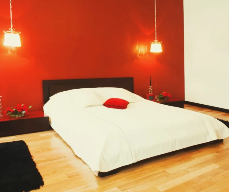 couleurs à ne pas utiliser dans la chambre à coucher moche en rouge