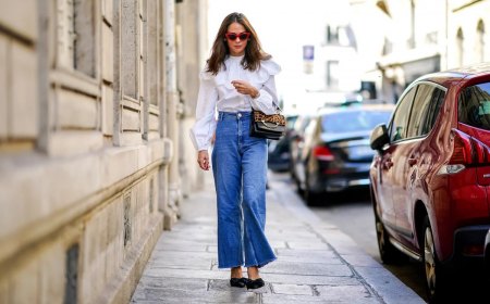 tendance jeans automne 2023 jean wide leg top blanc