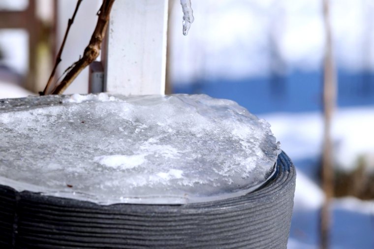 comment isoler un recuperateur d eau hiver glace