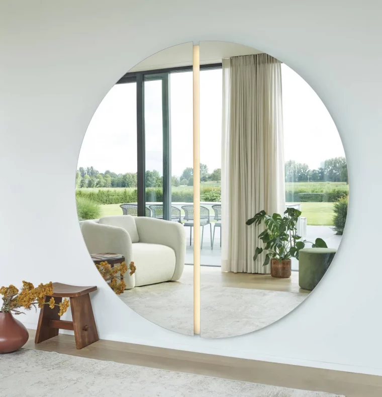 grand miroir rond