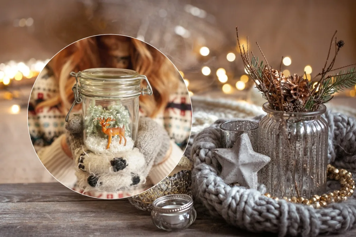 Adoptez la déco de Noël avec bocal en verre pour féeriser votre foyer à petit budget