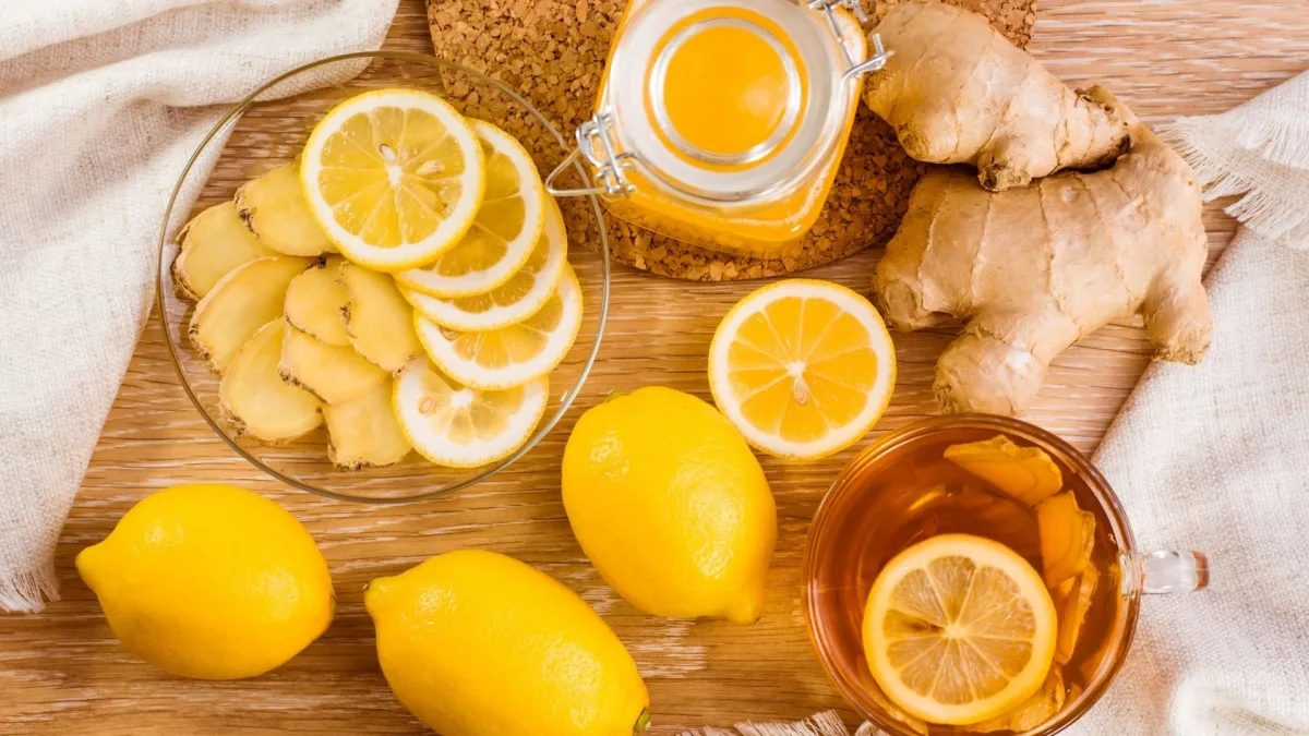 tisane au gingembre et citron contre la grippe