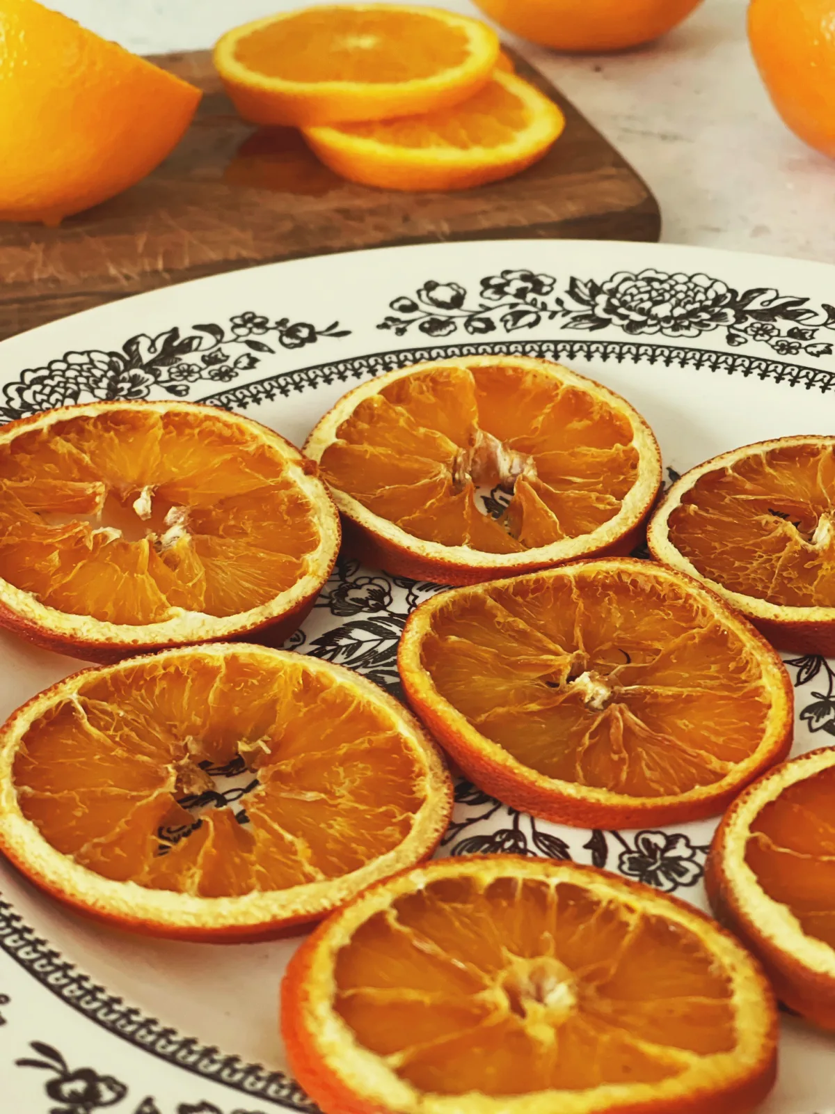rondelles d orange séchées pour décorer un sapin de noel original rustique chic