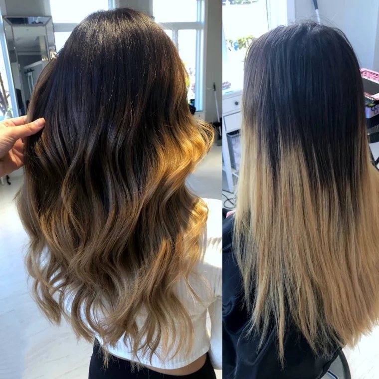 photo balayage inverse