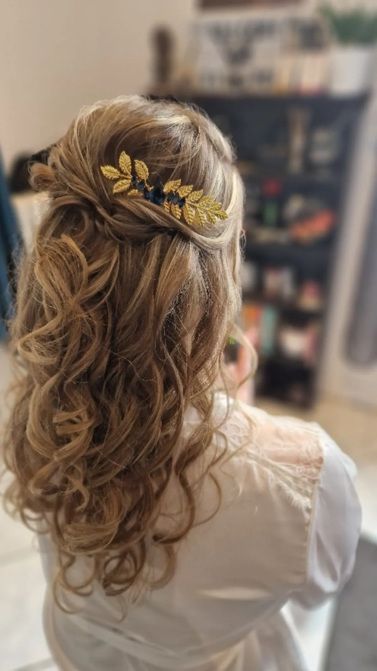 coiffure mariage tresses blondes