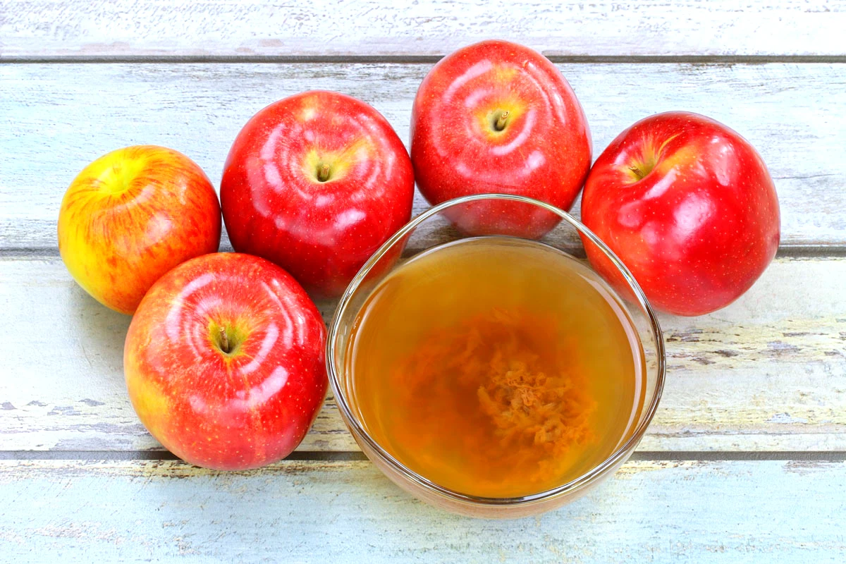 comment on fait du vinaigre avec des fruits du jardin pommes rouges