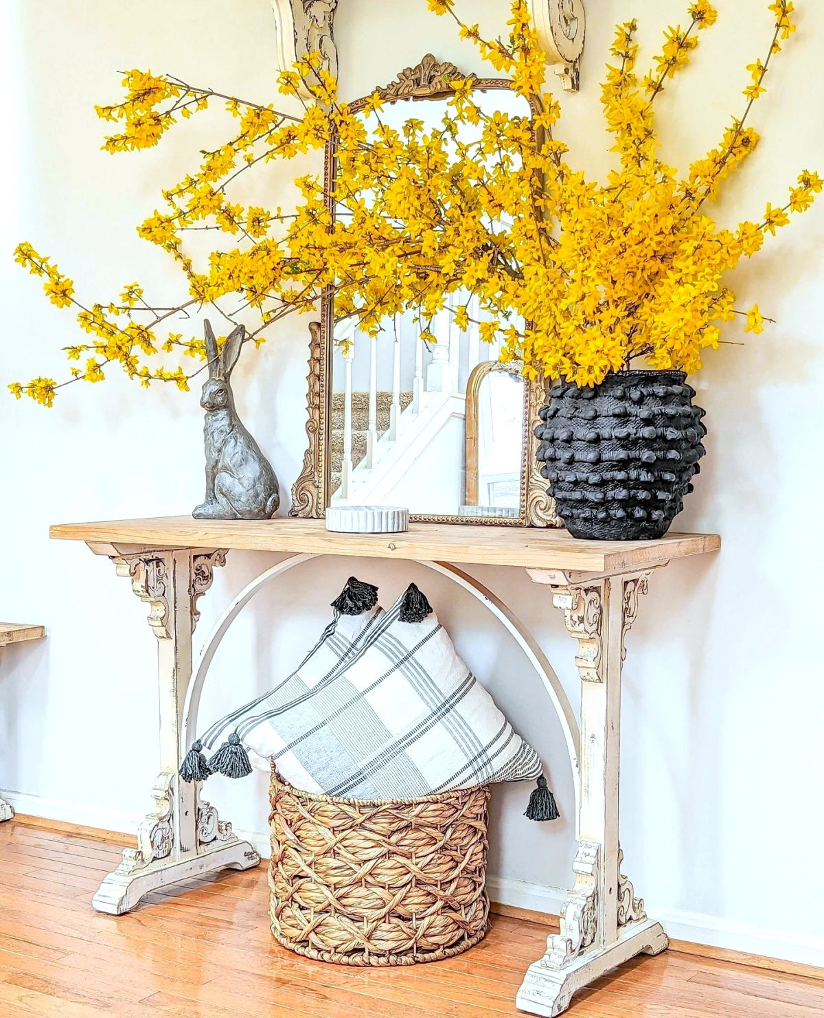 forstya decoration d interieur branches fleurs jaunes