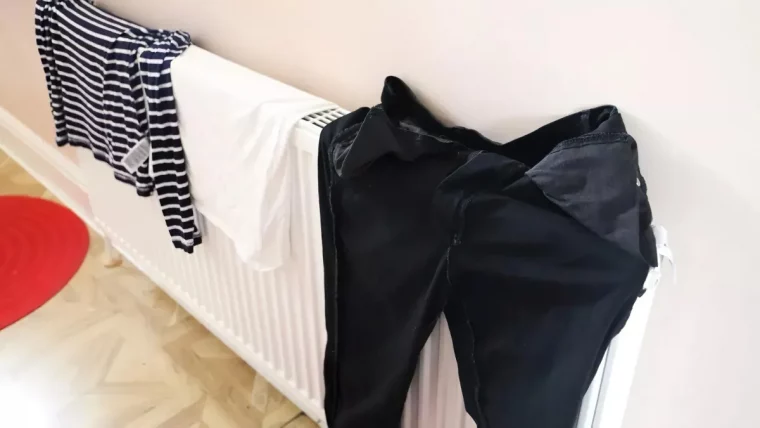 pourquoi ne pas faire secher du linge sur un radiateur