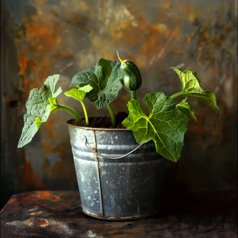 semis des courgettes en combien du temps pot feuilles vertes