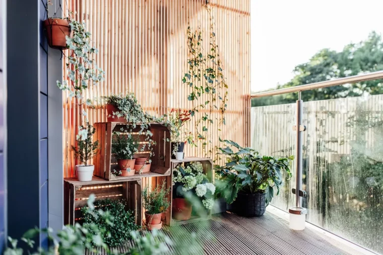 amenagement d une petite terrasse coin verdure