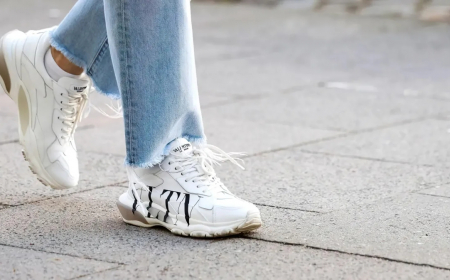 baskets de ville femme tendance a porter avec jeans