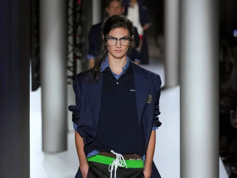 defile mui mui lunettes de vue printemps ete 2024